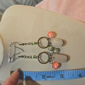 Elegant Jadeite Dangle Earrings